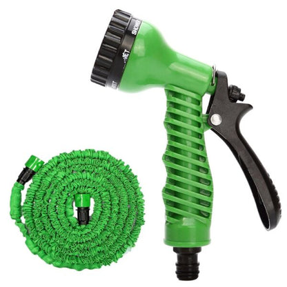 High-Pressure Expandable Garden Hose with Multi-Function Nozzle