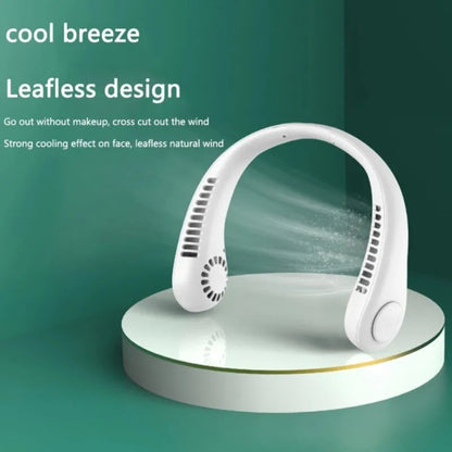 Portable Neck Air Cooler – USB Rechargeable Personal Fan