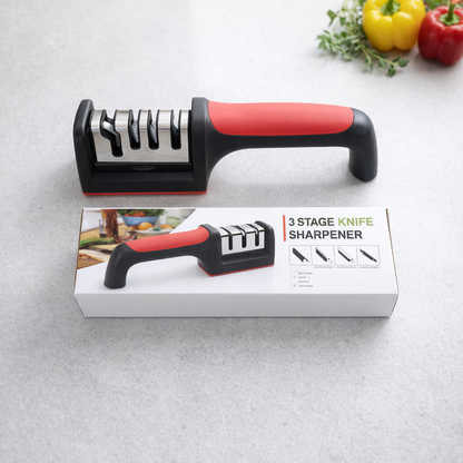 Professional 3-Stage Kitchen Knife Sharpener