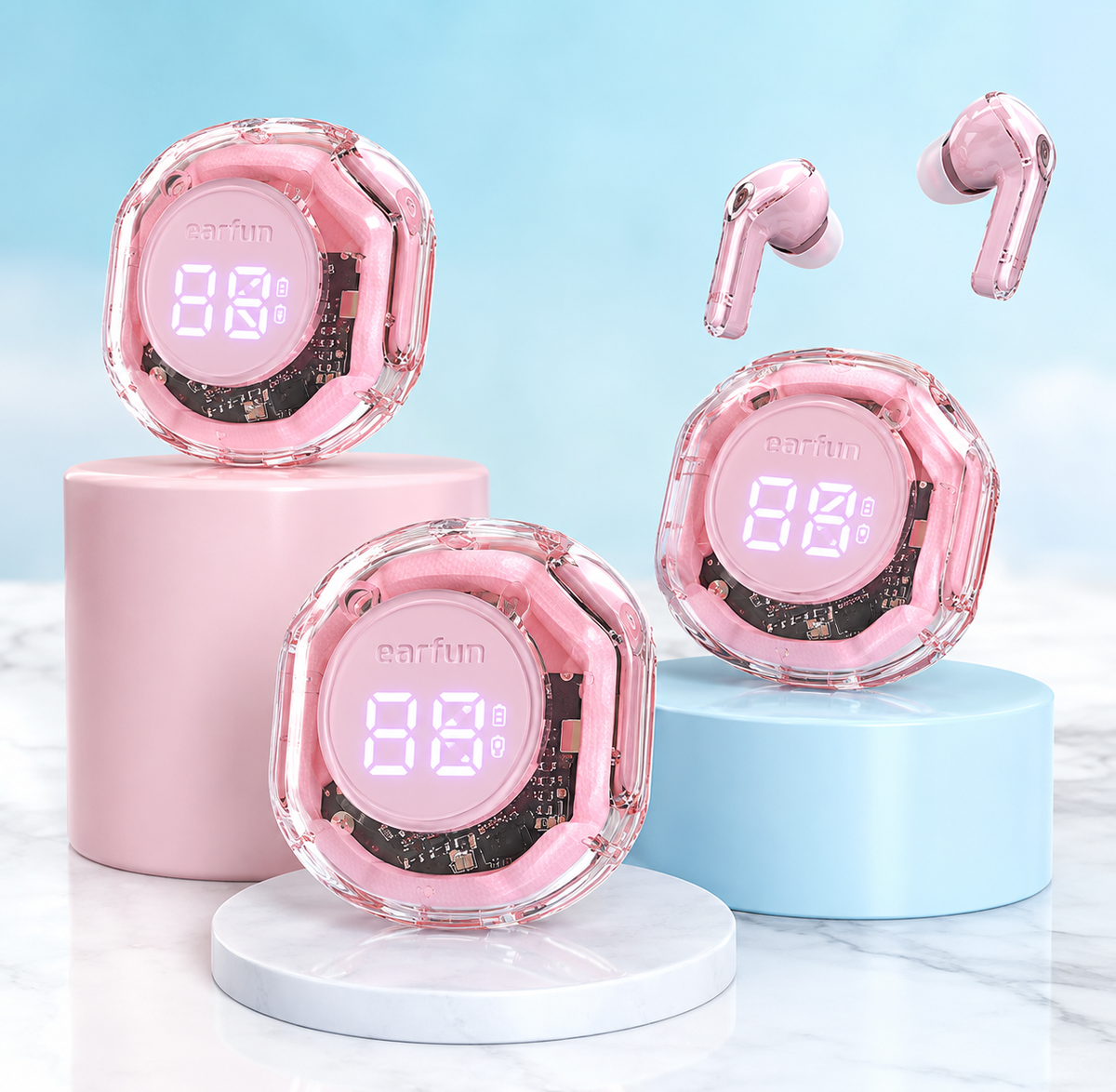 Air39 Transparent Wireless Bluetooth Earbuds TWS Bluetooth 5.3